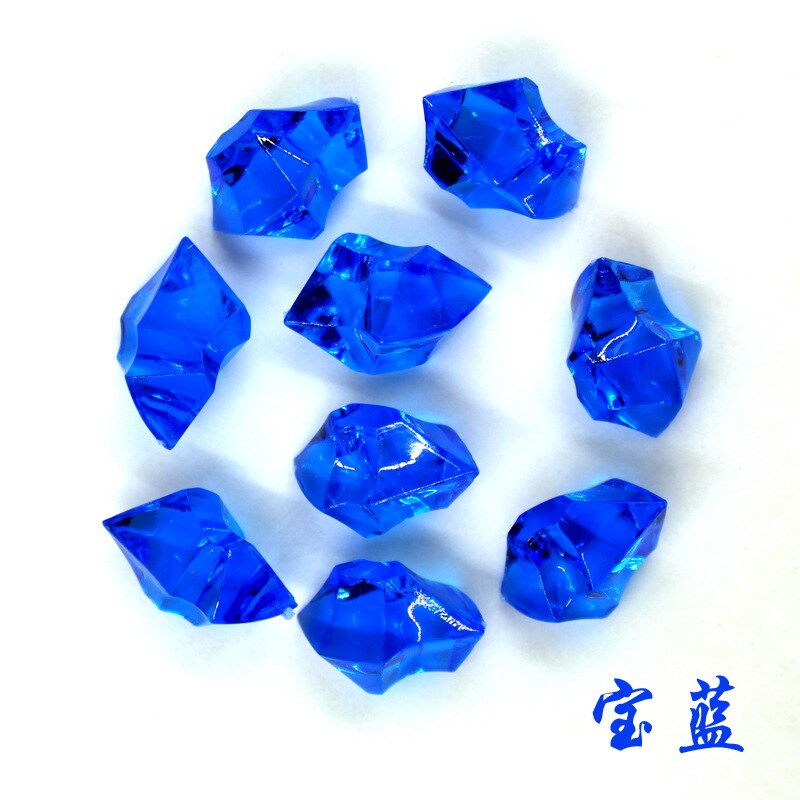 Cristaux en acrylique 250 pièces | Pierre d'aquarium, réservoir de poissons/fournitures de décoration de mariage, de jardin domestique: Sapphire