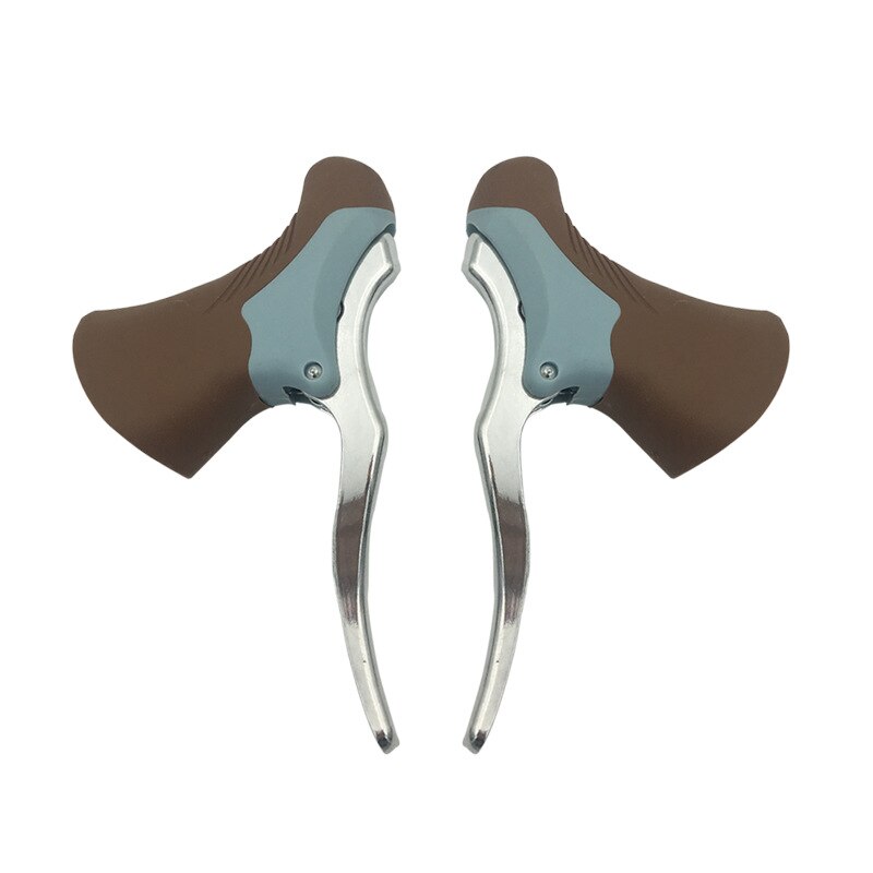 Outdoor Racefiets Speed Remhendel Aluminiumlegering Remhendel Fiets Remhendel Professionele Veilige Fiets Remhendel: brown