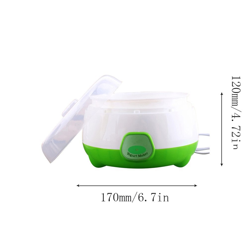 220V Electric Automatic Yogurt Maker Mini Portable Yogurt Making Machine Plastic Container Kitchen Appliance