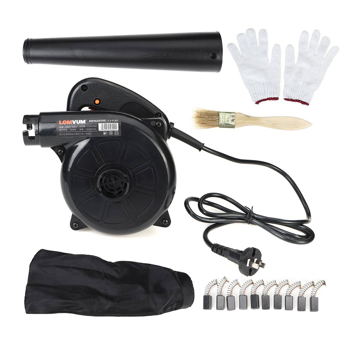 1000W 220V Air Blower Electric Air Blower & Suction Vacuum Cleaner Blowing Dust collecting Computer dust collector cleaner Tool