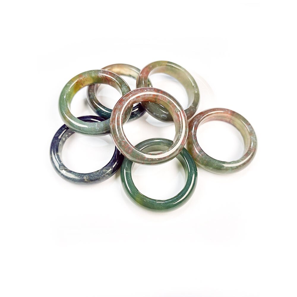 Natürliche stein ringe charme schmuck eine vielfalt von steinen zwei arten von modelle trendy für frauen oder freundin 6mm