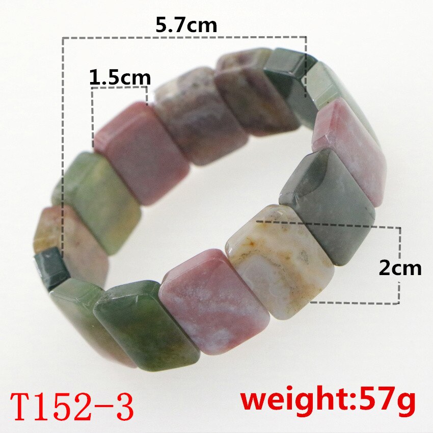 WUBIANLU-Bracelet en pierres d'agates naturelles pour femmes, 8 Styles, de luxe, tendance, diversifié, , Bracelets porte-bonheur: T152-3