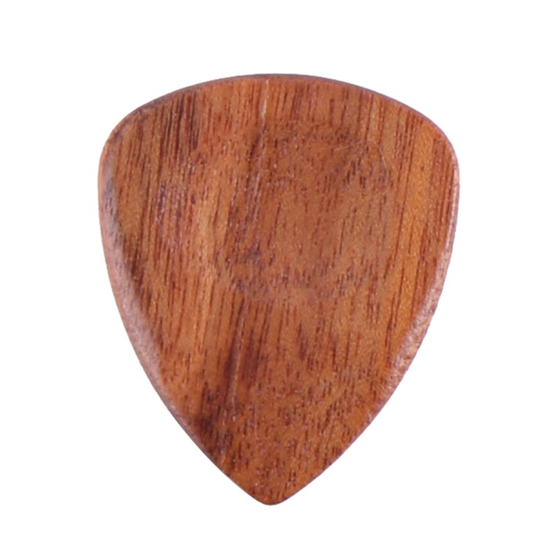 Træ akustisk guitar pick plectrum hjerte form pluk til bas dele 448d