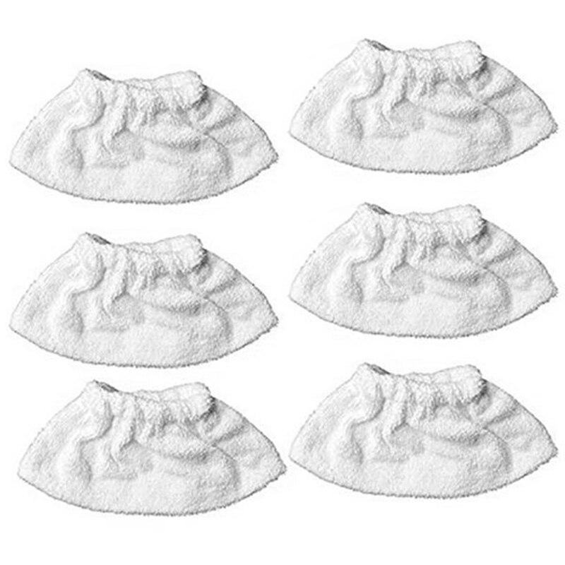 Top 6Pcs Cotton Brush Head Cover for KARCHER SC2 SC3 SC4 SC5 Steam Cleaner Parts for Kitchen Stove Countertop: Default Title