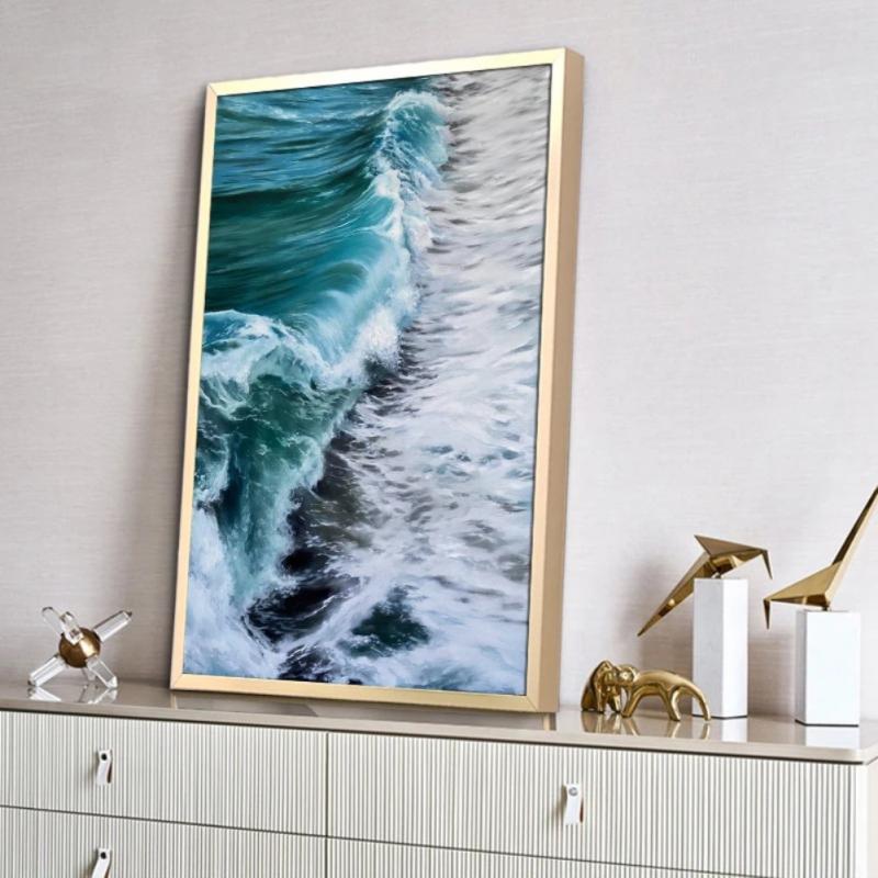 Aluminium Metalen Foto Frame Wandmontage Fotolijst Muur Opknoping Met Plastic Glazen Voor Poster Frame 20X30Cm 30X40Cm 40x60cm