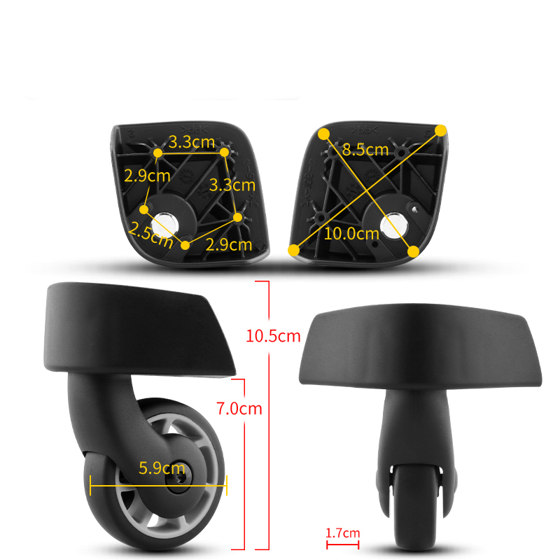 Suitable For Samsonite Suitcase Wheel Replacement Trolley Case Pulley Suitcase Casters Durable Password Box Wheel Repair Parts