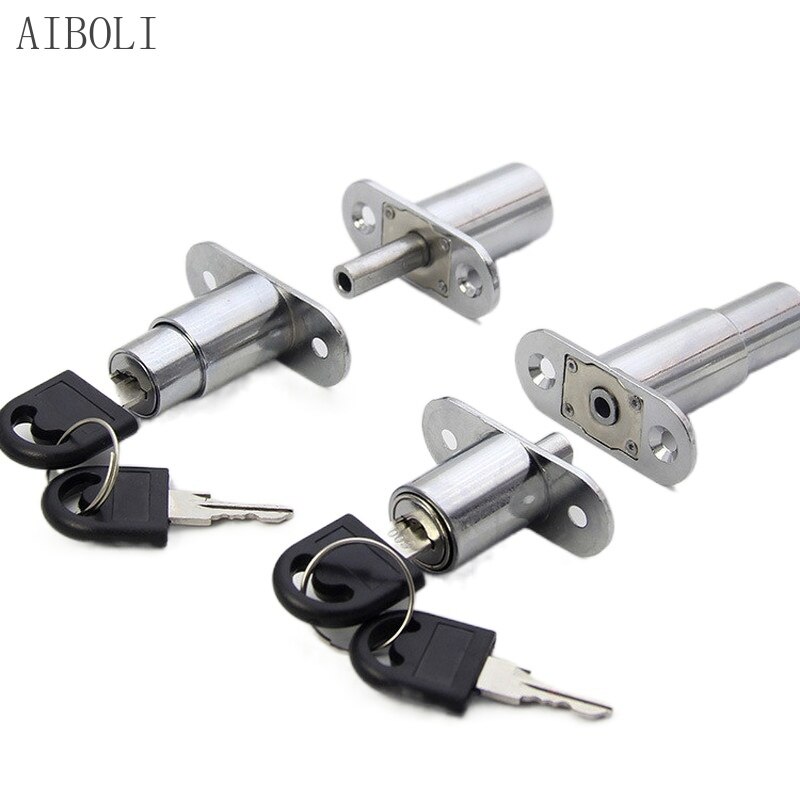 Nuttig Cam Cilinder Sloten 23/32Mm Tong Deur Bolt Klink Houten Kast Kledingkast Schuifdeur Met Key Lichtmetalen meubels Hardware