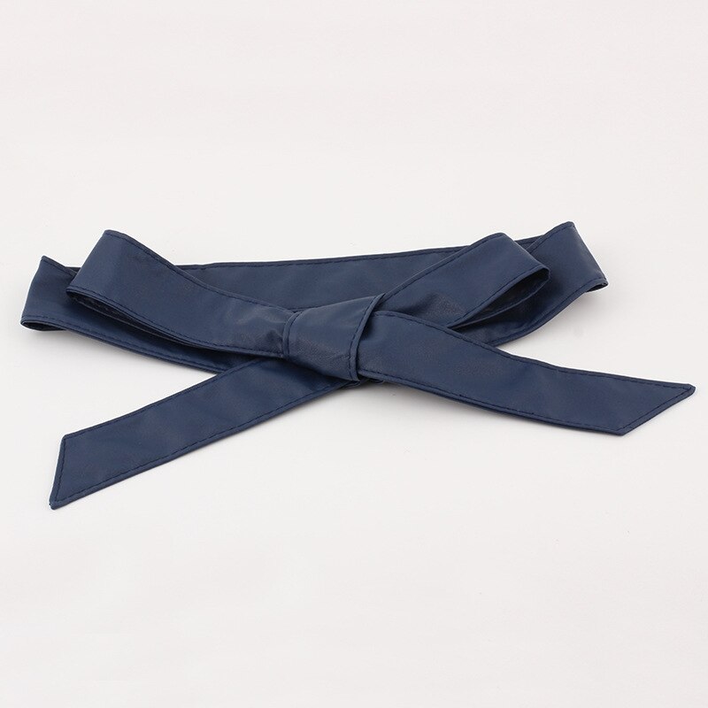 noir rouge blanc large Ceinture Corset Ceinture Femme Obi Style nœud papillon ceintures pour femmes robes Cummerbund Ceinture Femme: Marine Bleu