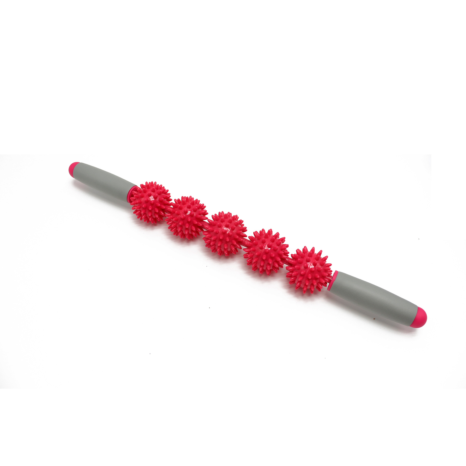 Muscle Roller Massage Stick Yoga Crossfit Fitness Muscle Trigger Point Yoga roller Leg Body Arm Back shoulder Muscle roller: Red