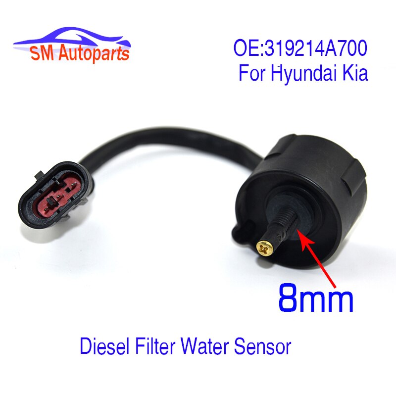 Neue 31921-4A700 Diesel- Filter Wasser Sensor passen für Hyundai Kia Motor- Libero Santa Fe Starex Sorento 319214A700 8mm