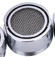 Waterbesparing Beluchter Koperen Badkamer Kraan Waskolf Uitloop Netto Waskolf Zachte Bloem Water Mond Bloemen Splash Voorkomen: 22mm