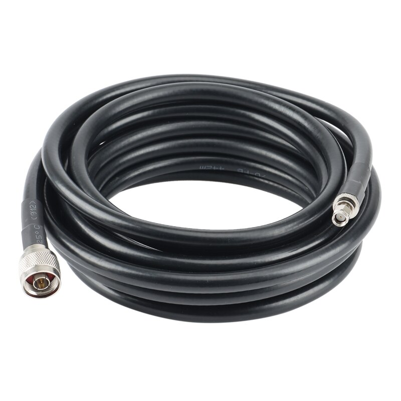 X-400 Coaxial Cable, Ultra-Low-Loss for LoRa and HNT, N-Male to RP-SMA Male: 5M