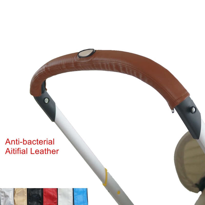 Accesorios para cochecito de bebé, cubiertas protectoras para Reposabrazos de silla de ruedas, funda de Pu, novedad de