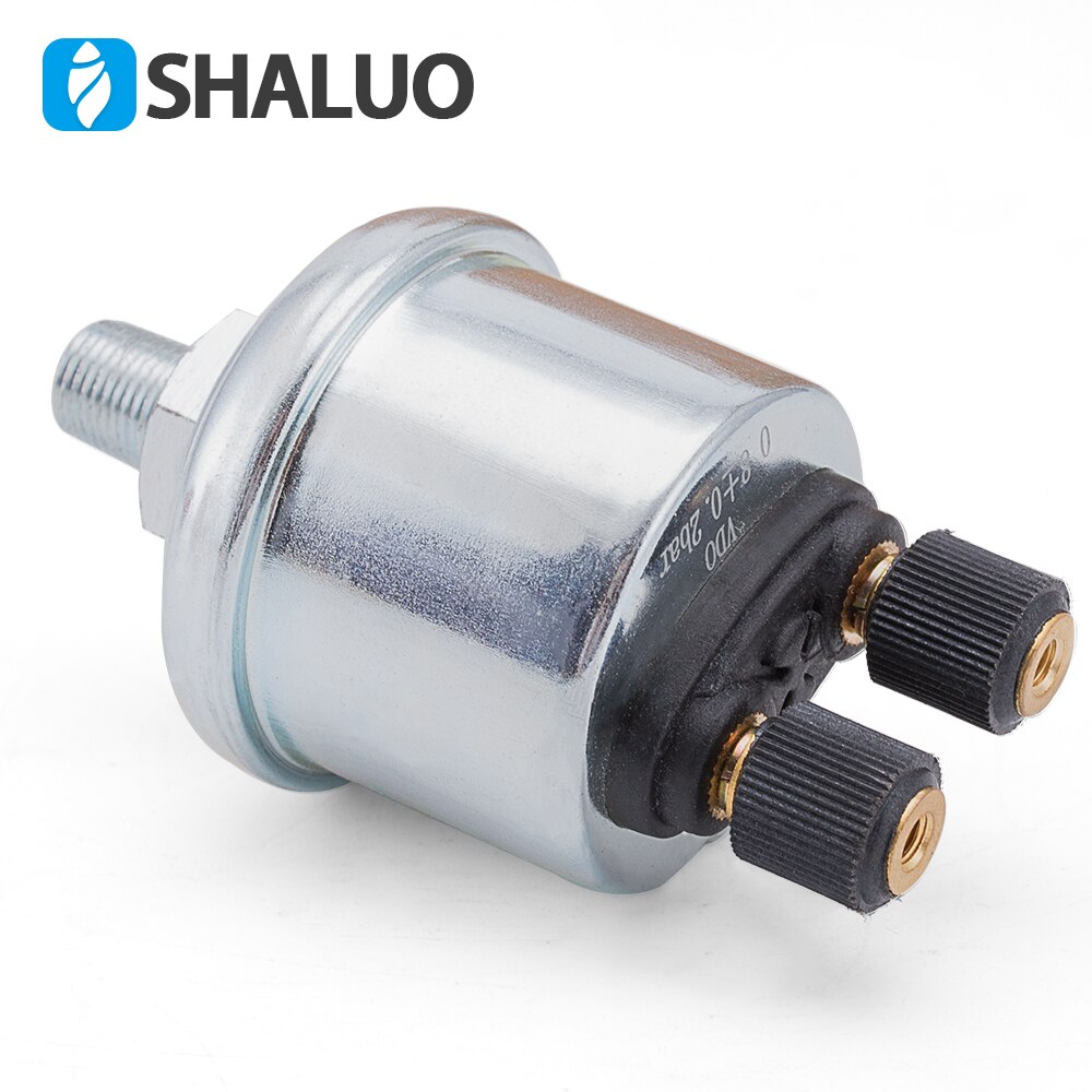 0 to 10 Bars 1/8NPT VDO Oil Pressure Sensor Diesel Generator Parts 10mm Stainless Crew plug Alarm matching oil pressure gauge