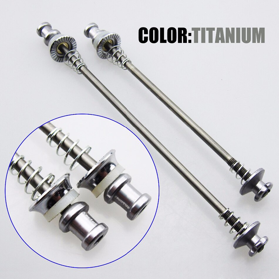 Cykel hjulnav spyd quick release bolt qr mtb landevejscykel titanium cykel quick release for 100 bag 130/135mm hjul nav