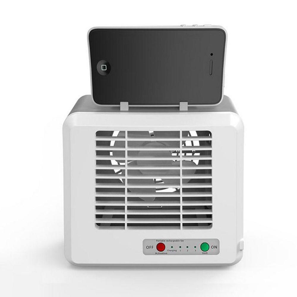 Mini portabel luftkonditioneringsluftfuktare med vattentank luftkylare usb 3 i 1 hastigheter kylfläkt luftkonditionering för hemmakontor: F