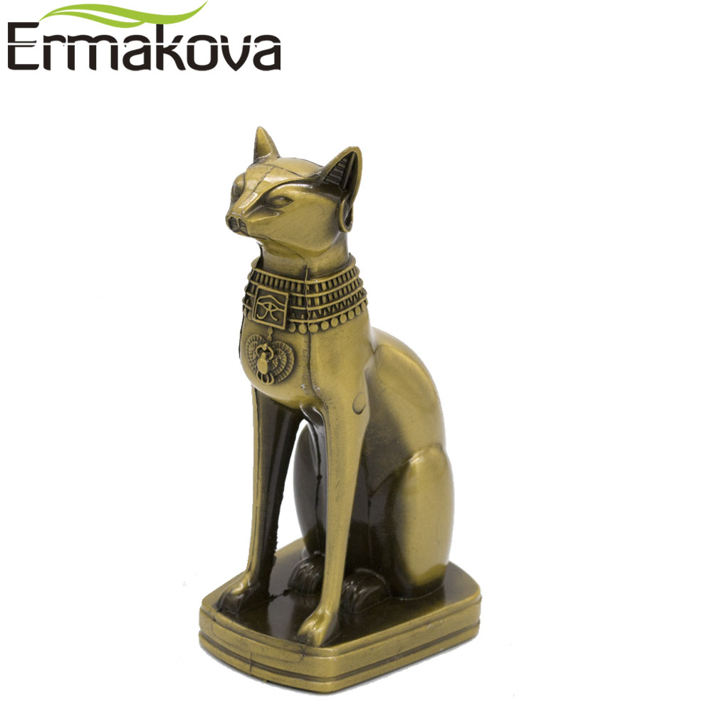 ERMAKOVA estatuilla de arquitectura de Metal, estatua de recuerdo de edificio de monumentos de fama mundial, decoración de escritorio para el hogar y la Oficina, de Navidad