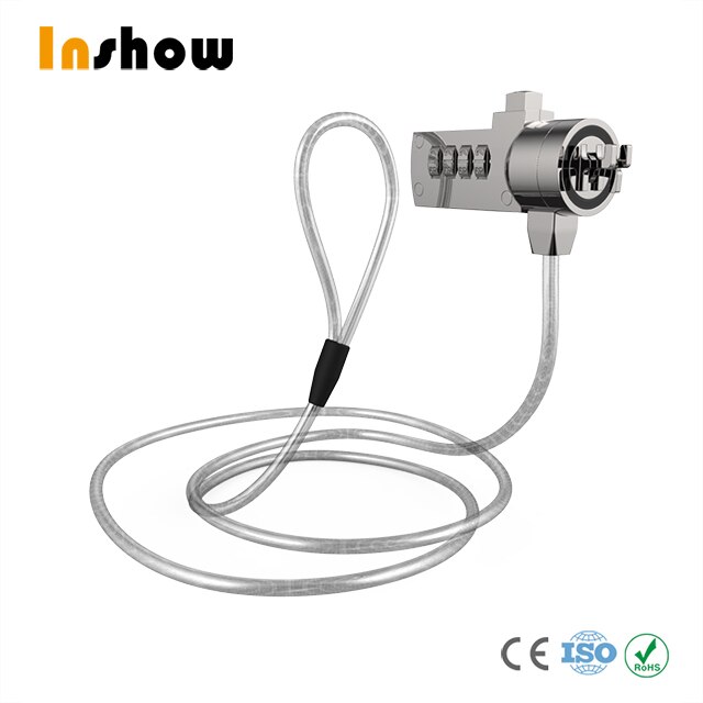price stainless steel anti theft system pc laptop computer cable lock