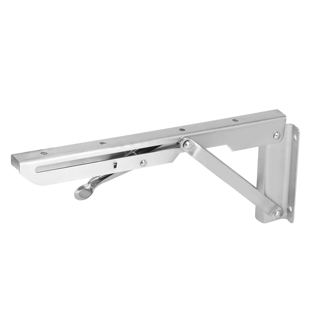 Stainless Steel K Type Triangular Folding Bracket Home Wall Mounted Shelf Movable Storage Foldable Rack Bracket Support