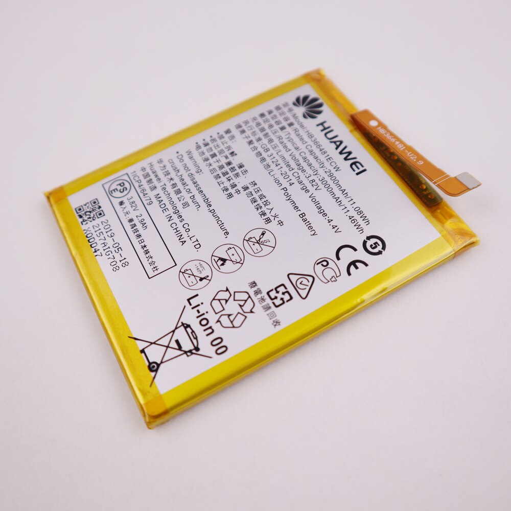 jahre Orginal Telefoon Batterij HB366481ECW Voor 3000mAh Für Huawei ehre 8 ehre 8 lite ehre 5C aufsteigen P9 p10 P9 Lite G9
