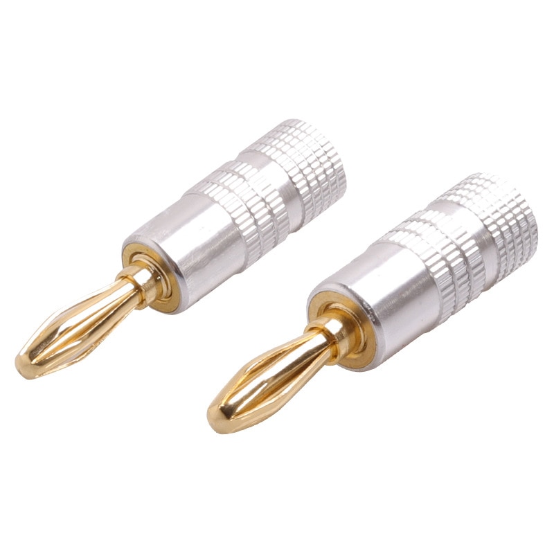 Top Selling Banana Plugs Couple Terminals Red Black Connector Amplifier Terminal Binding Post Banana Speaker Plug Jack
