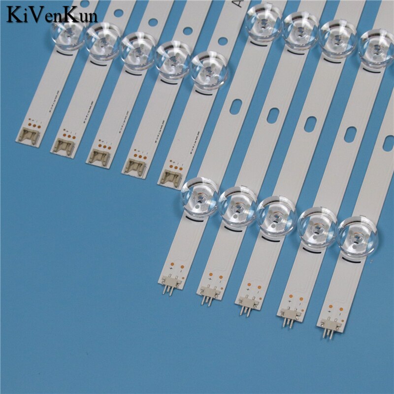 LED TV rétro-éclairage bande lampe pour LG 49LF580V 49LF6200 49LF620V 49LF6400 49LF6450 49LF6500 INNOTEK DRT 3.0 49 barres HD lentille Kit LED