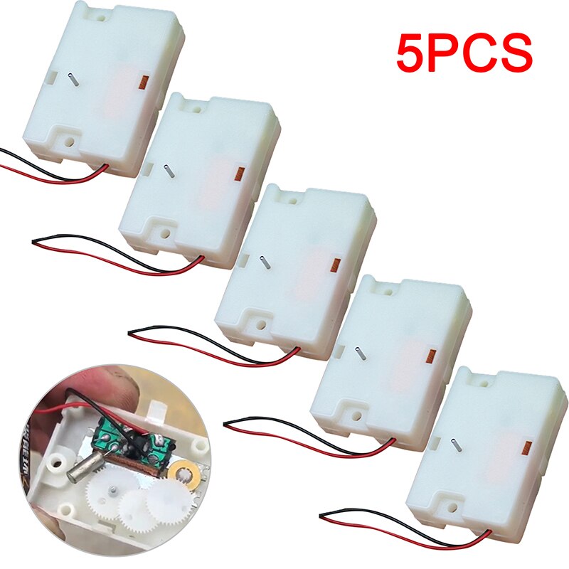 5PCS DC 1.5V-3V 5RPM DC Pulse Motor Small Deceleration Brushless Stepper Motor
