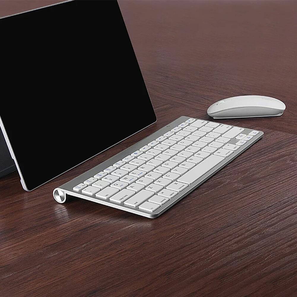 2.4GHz Multimedia Buttons Ergonomic Combo Mini Home Keyboard Mouse Set Wireless Ultra Thin Gaming Optical Non Slip Sensitive