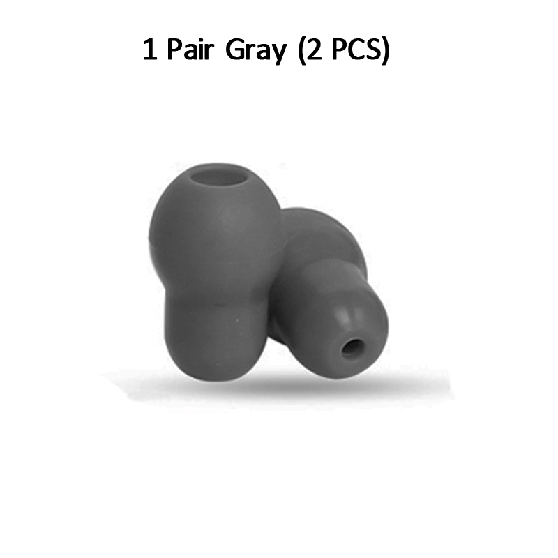 Super Comfortabele Zachte Stethoscoop Accessoire Oordopje Oordopjes Oortjes Fit 5-6mm Pijp voor Littmann Stethoscoop: One Pair Gray