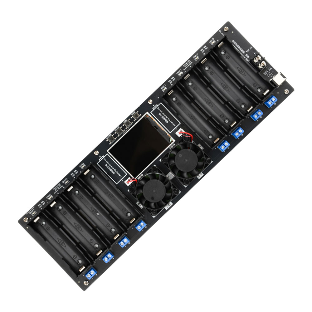 Electronic Load Tester 8-Channel 18650 Battery Capacity Internal Resistance Tester DC port 4/8-Channel 21700 Battery Test Racks
