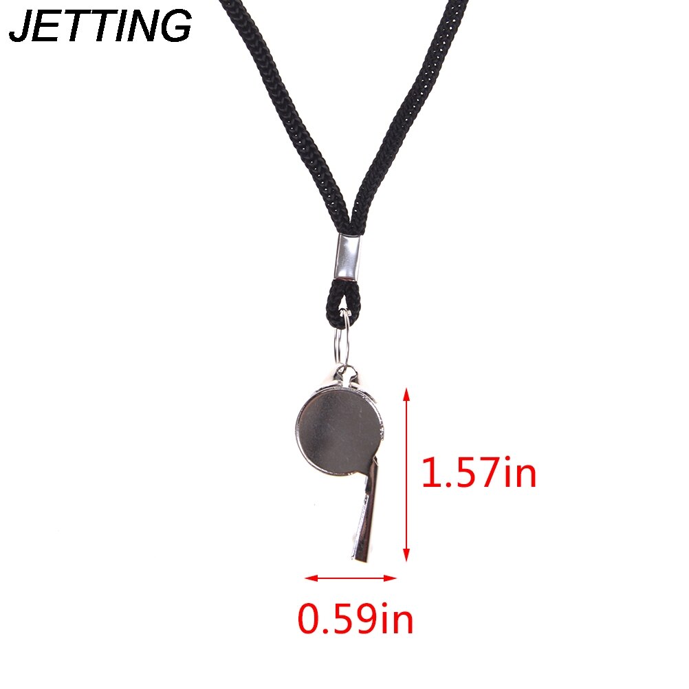 1PCS Coaches And Officials Referee Coach Whistle Stainless Steel Extra Loud Whistle For School Sports