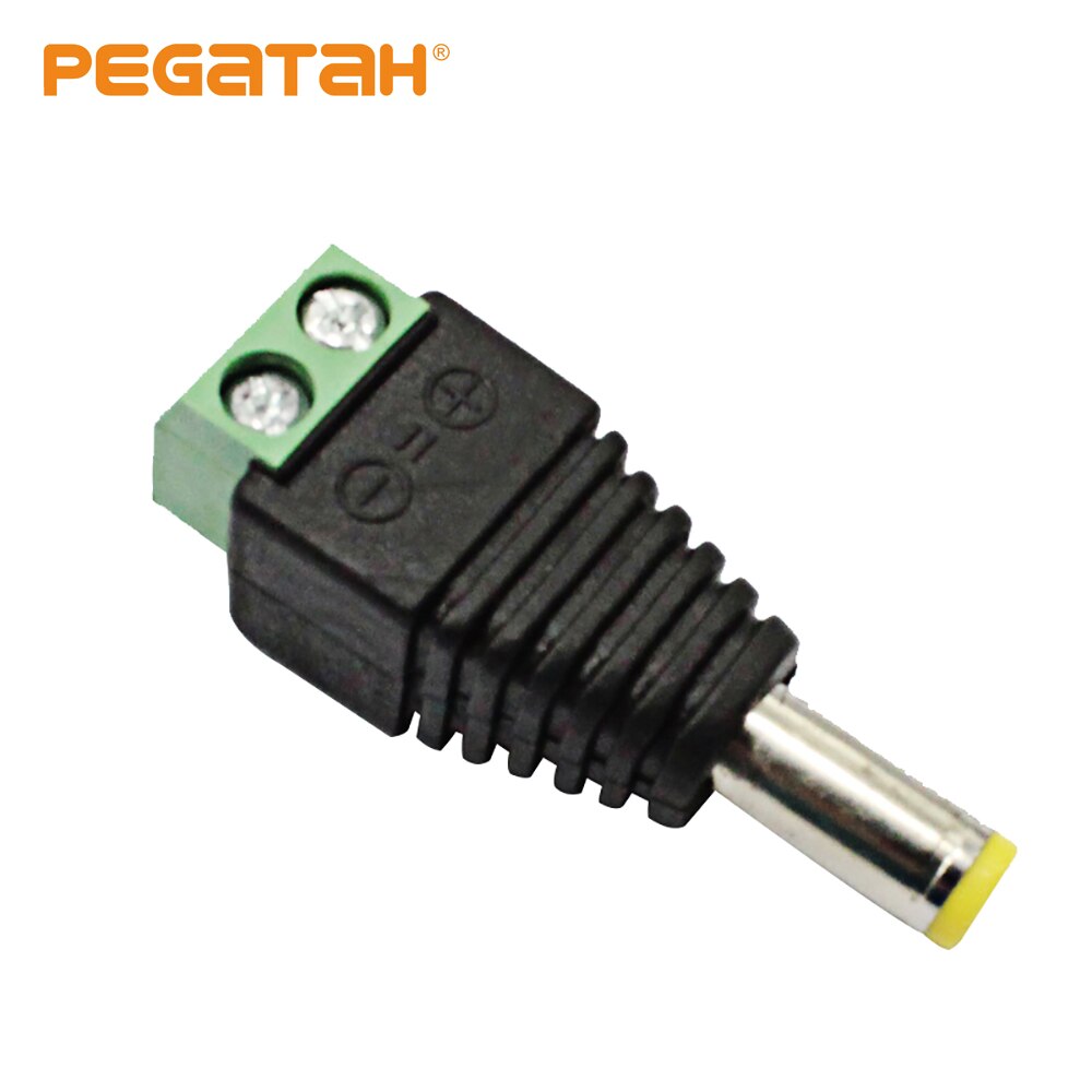 2/5/10PCS female DC Power Jack &amp; Plug Screw-on Wire Connector for cctv camera