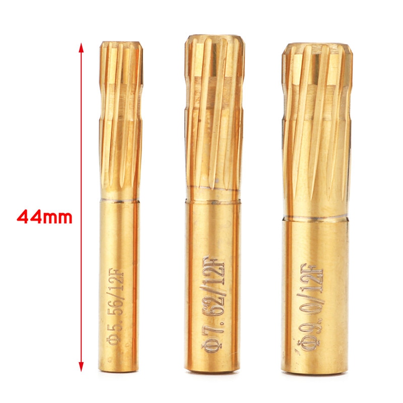 12 spår flöjter brännare 5.56-9cm tryck rifling knapp kammar fräs fräser precision dubbla lager blad verktygsmaskin