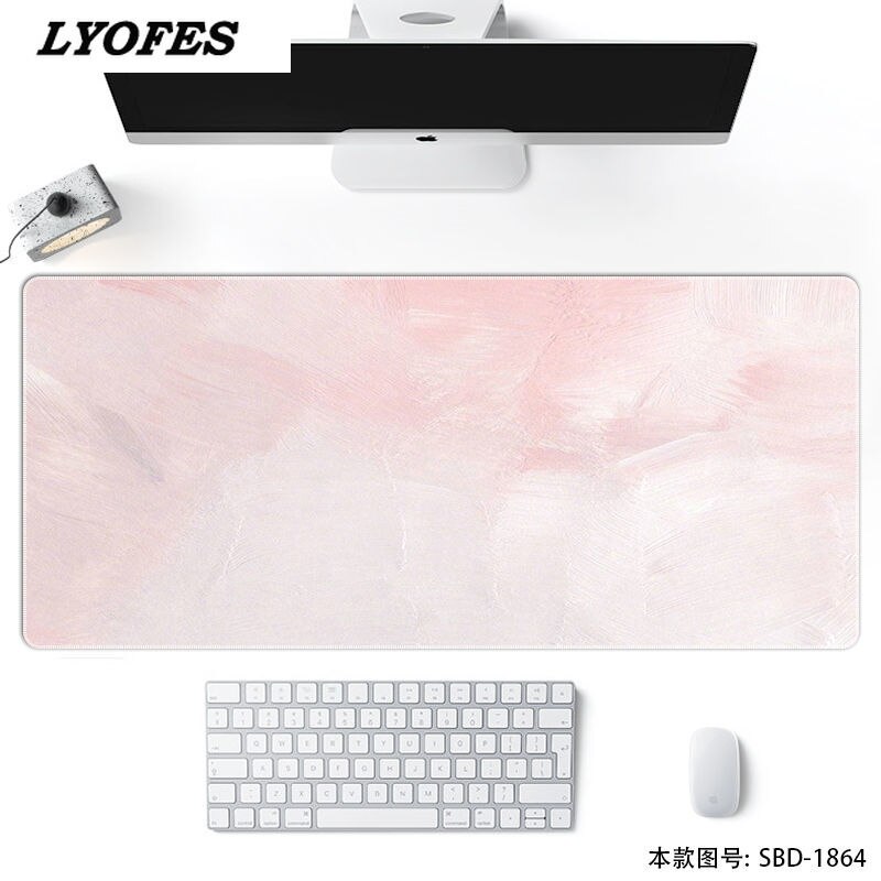 Kawaii Desk Pad Writing Desk Mats Gaming Mouse Pad Large XL 80*30cm Laptop Mouse Mat for Office Home Computer Keyboard: 800x300x3mm 11