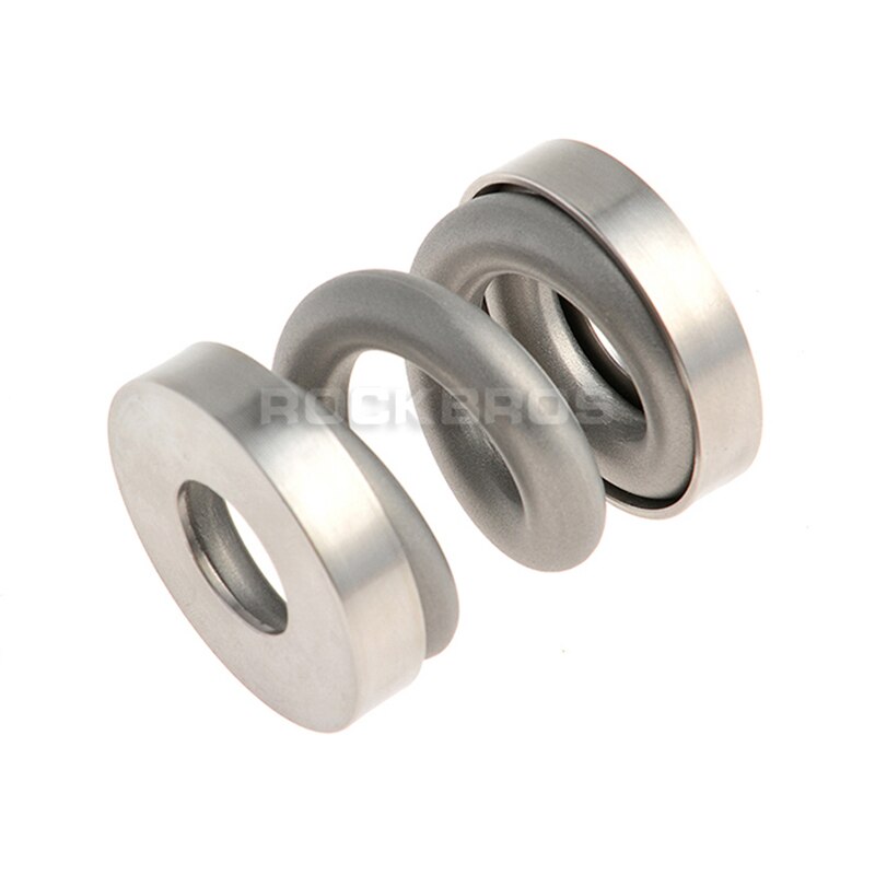 ROCKBROS Bicycle Shock Rear Coil Spring Suspension Rear Titanium Alloy 6AI4V(Gr5) for Brompton Shock 4 Colors: TI0233