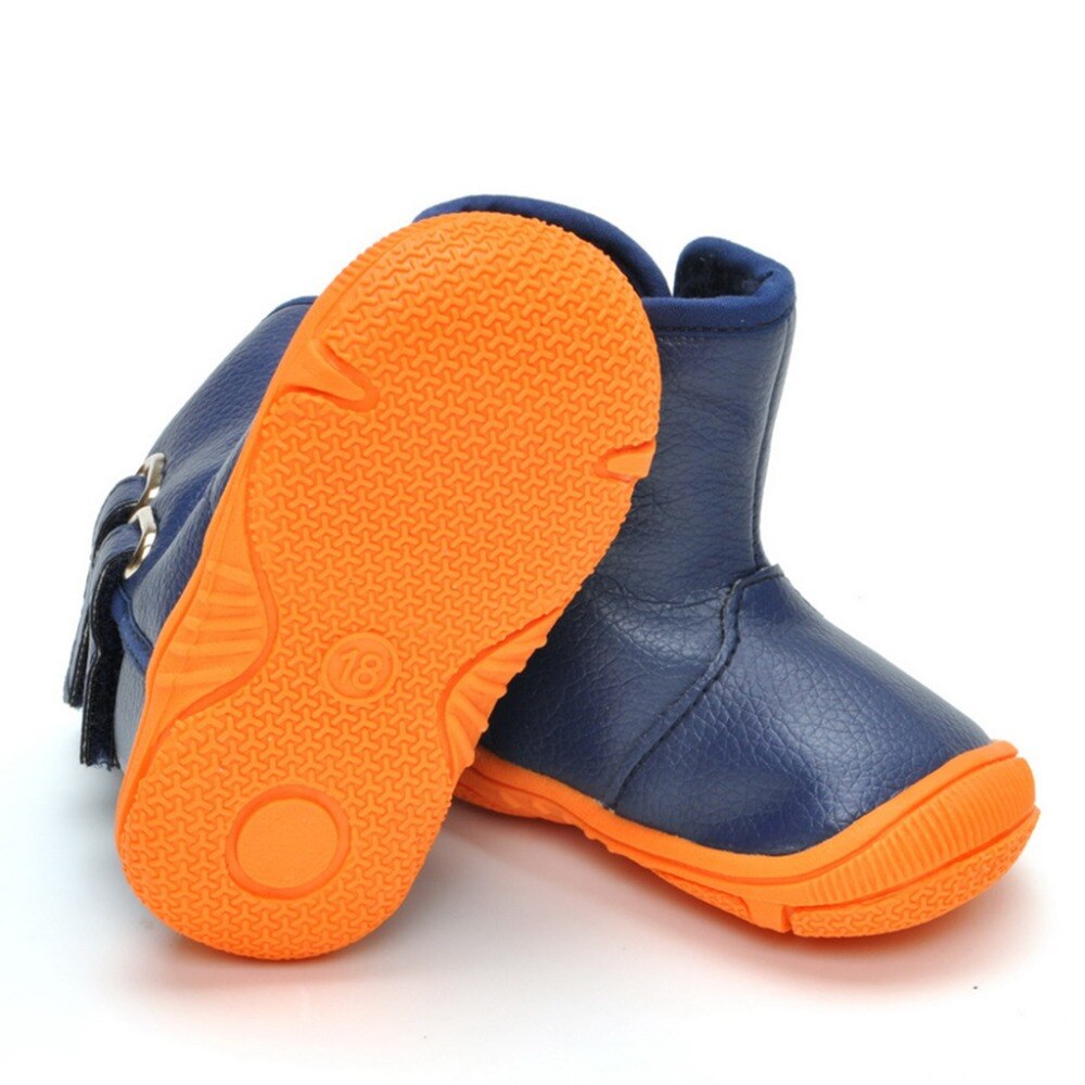 Lzsyc Kleinkind jungen Stiefel Magie Patch PU Hohe Rohr Stiefel Innen Plüsch warm nicht-Rutschig Stiefel Baby Schuhe kleinkind Warme Stiefel