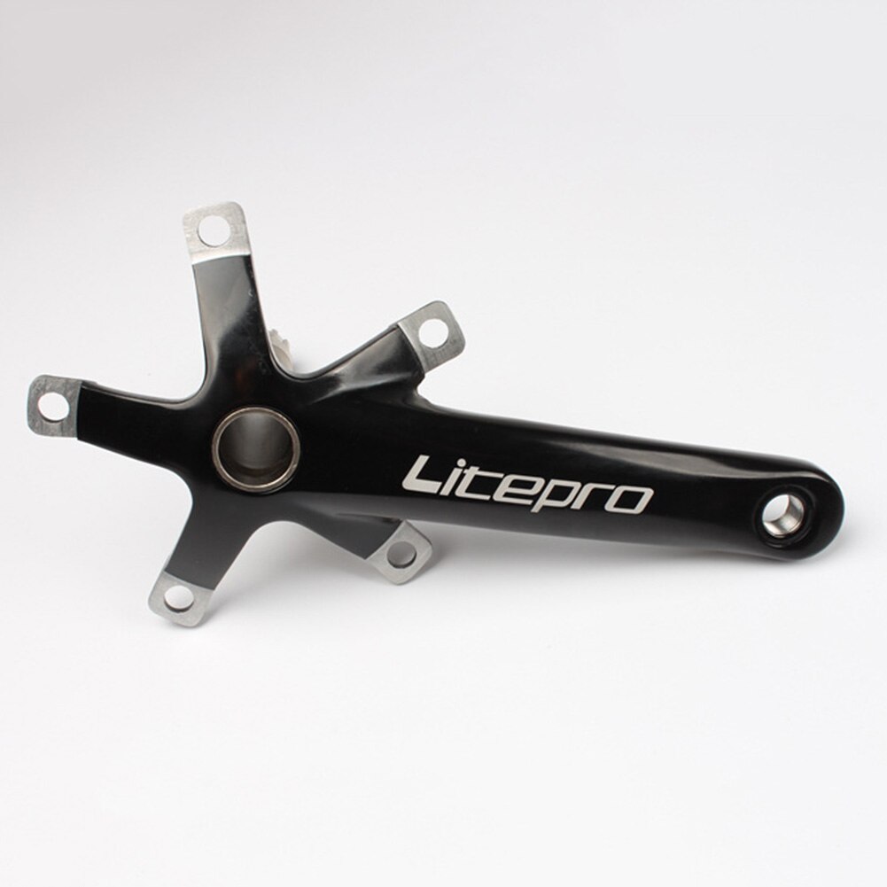 Lp Aluminium Vouwfiets Hollow Een Crank Arm Set 170Mm Bcd 130Mm Met Trapas Kit Voor Mtb bmx Racefiets Onderdelen