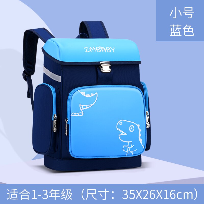 Wodoodporne torby szkolne dla dzieci chłopcy dziewczęta ortopedyczne plecaki szkolne dla dzieci tornistry torby dla dzieci tornister mochila escolar: mały niebo niebieski