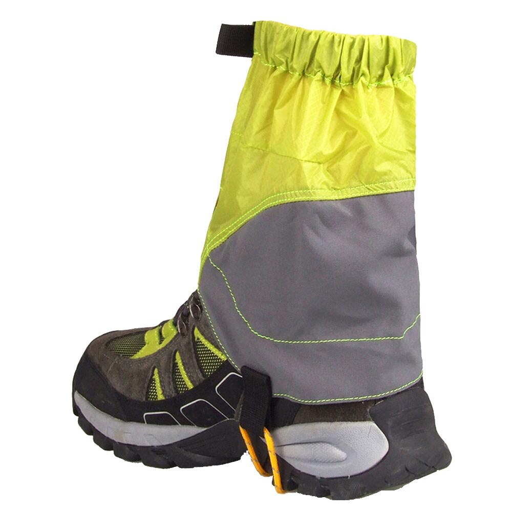 Outdoor Waterproof Silicon Coated Nylon Waterproof Ultralight Gaiters Leg Warmers Protection Guard Hiking Climbing Trekking