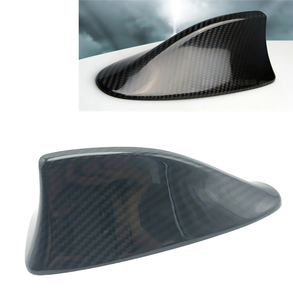 Car Shark Fin Antenna Cover Cap Trim For BMW M5 & F01 F02 / F10 F11 F18 1PCS Carbon Fiber Shark