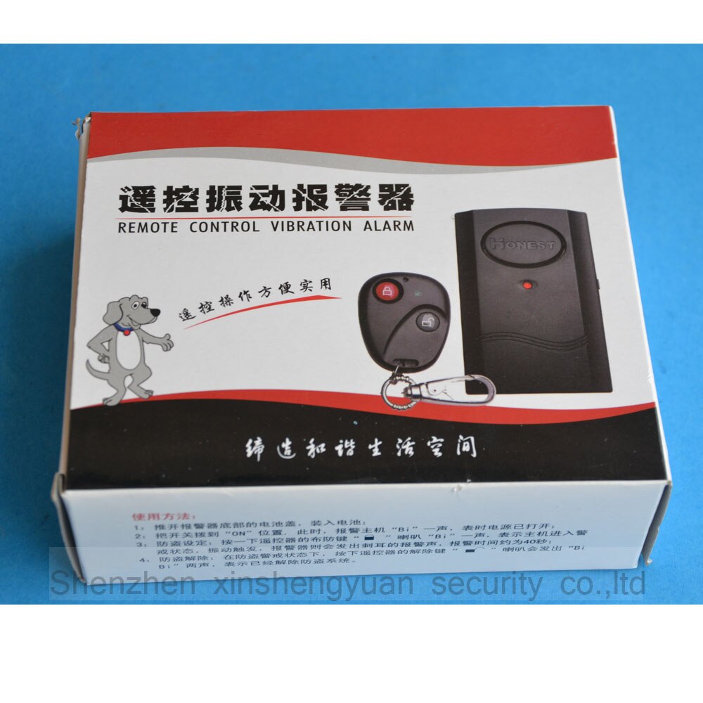 Draadloos 120db trilalarm met afstandsbediening voor deur- en raamdetector anti-inbraakalarmsysteem voor veiligheid binnenshuis