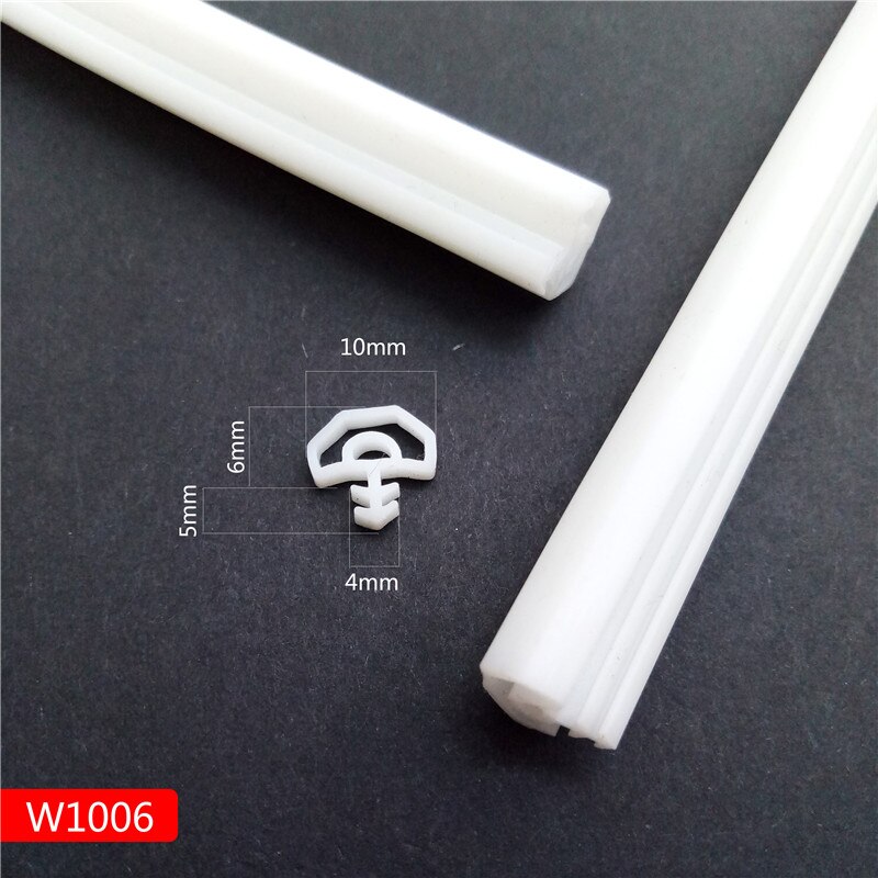 Bande de porte scellée en caoutchouc de silicium | Caoutchouc de silicium, insonorisée, bande de porte, porte/fenêtre, type fente scellée, carré, premium: White 10x6mm