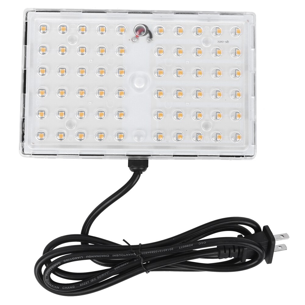 Bombilla led para plantas de cultivo de flores 60led, luz de cultivo de plantas 30W, espectro completo para planta de interior, plántulas