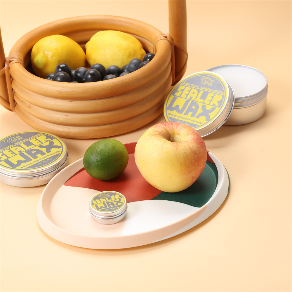 Boowan Nicole Sealer Wax Sets for Jesmonite Boowannite Concrete Cement Natural Food Grade Material Elevate Color Repel Water