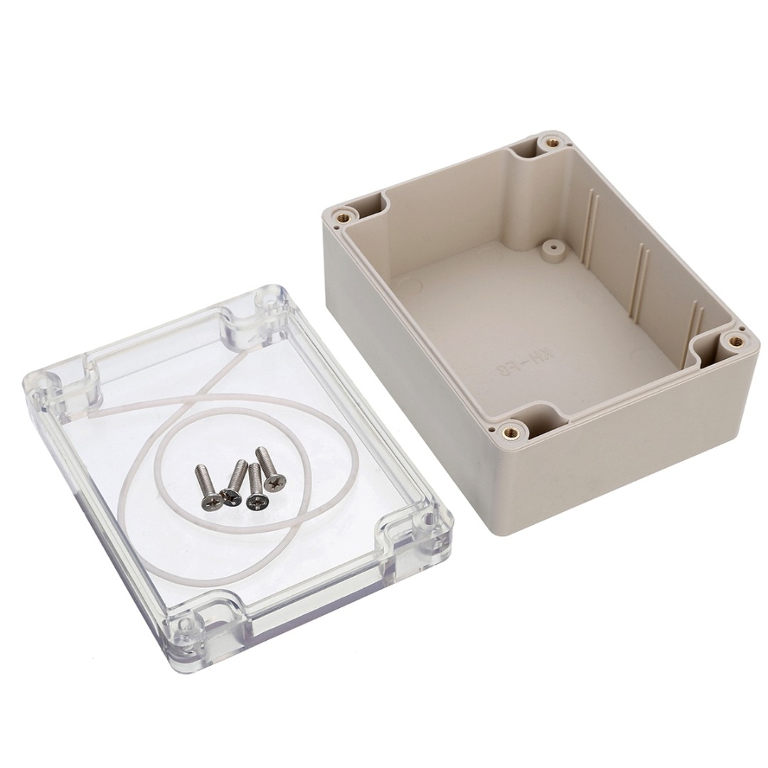 1pcs Waterproof Plastic Project Electronic Box Enclosure Cases Clear Cover DIY Project Instrument Case 115mmx90mmx55mm