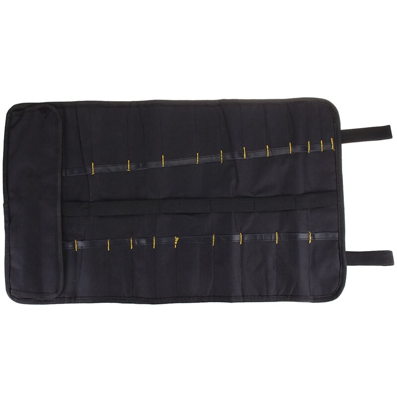 Chef Knife Bag Roll Bag Carry Case Bag Kitchen Cooking Portable Durable Storage 22 Pockets