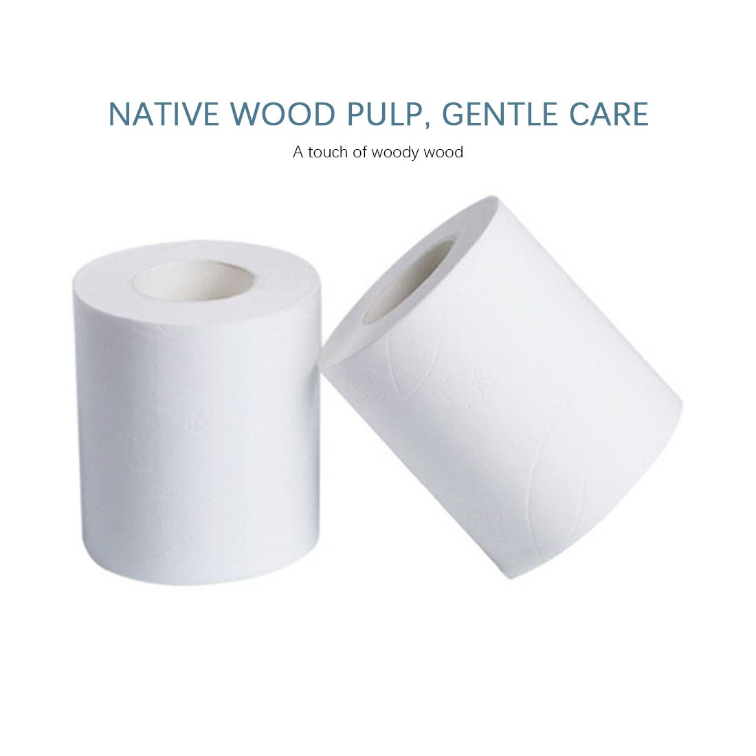 6/8/10/12 Rolls Home Kitchen Toilet Roll Paper Tissue Smooth Soft Toilet Paper Car Accessories Interior Car Paper Towels
