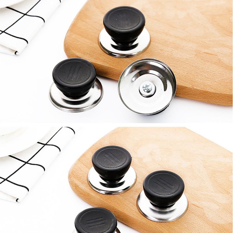 e2PCS Universal Replacement Cooker Pot Lid Cover Knob Handle Kitchen Cookware Pan Pot Parts Handgrip Lid Knob Cap