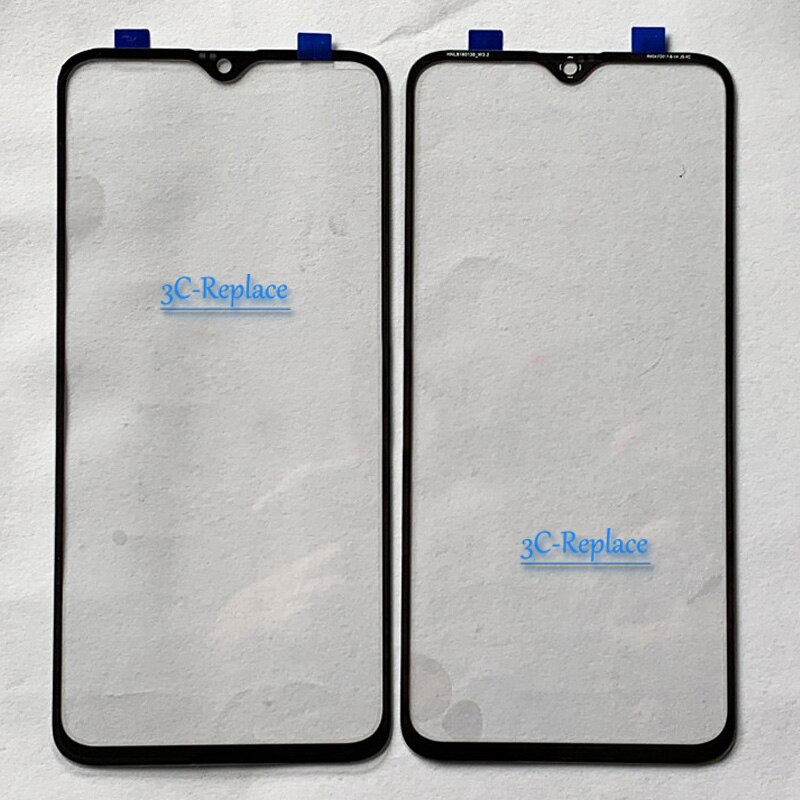 Zwart 6.4 Inch Voor Oneplus 6T 1 + 6T A6010 A6013 Front Touch Screen Glas Outer Lens vervanging (Geen Kabel)