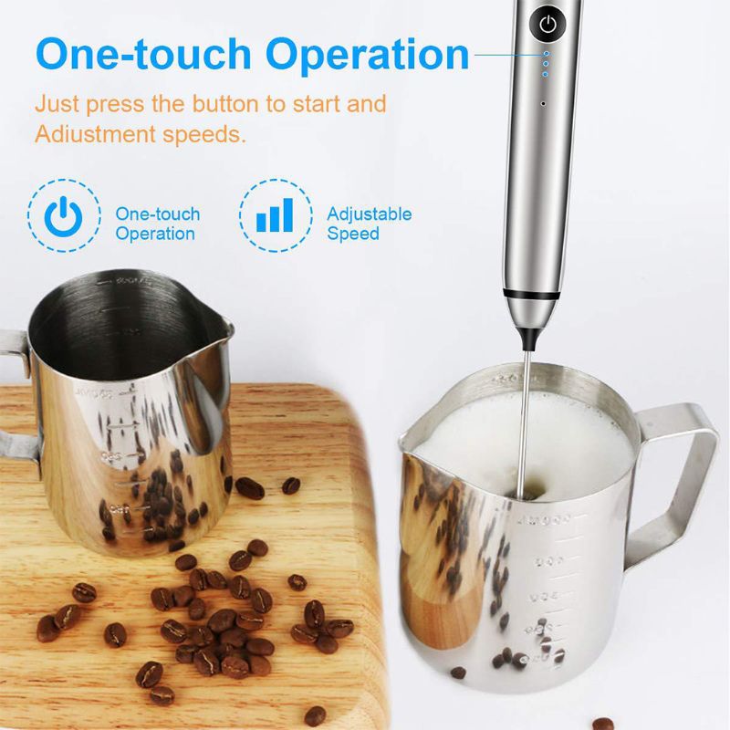 MQ Multifunction Kitchen Mini Electric Handle Egg Beater Tool Rotatable Whisk for Milk Drink Coffee Shake Frother Mixer